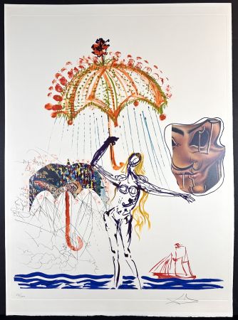 Gravure Dali - Imaginations & Objects of The Future Anti-Umbrella with Atomized Liquid