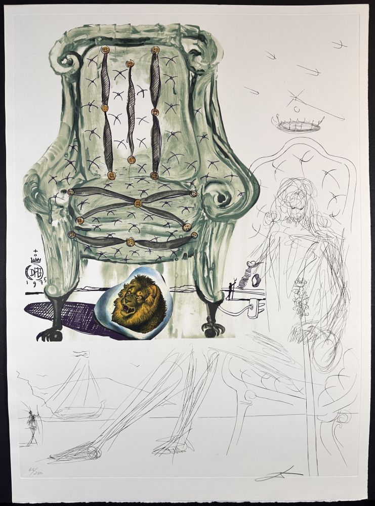 Gravure Dali - Imaginations & Objects of The FutureBreathing Pneumatic Armchair