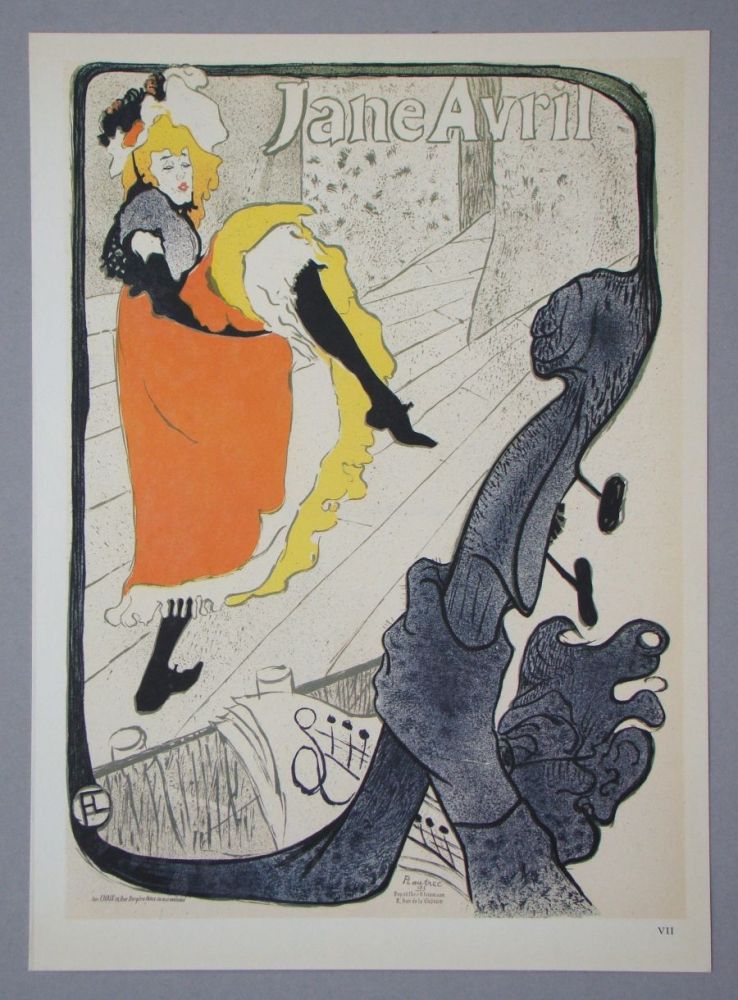 Héliogravure Toulouse-Lautrec - Jane Avril