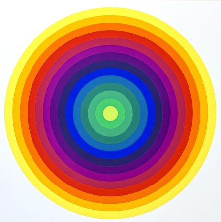 Sérigraphie Le Parc - Julio Le Parc (1928) – Serigraphy on paper – 1971