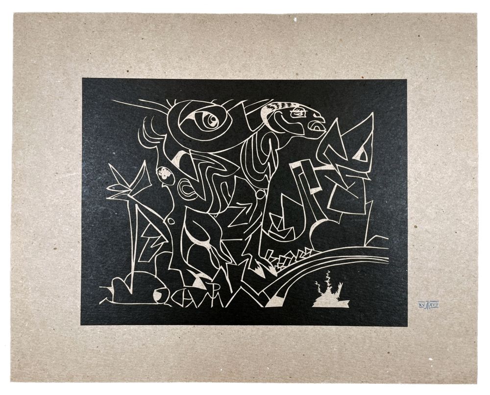 Gravure Sur Bois Müller - KATSIKA