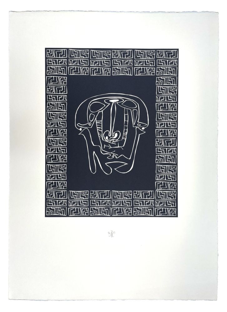 Gravure Sur Bois Müller - KEFALI (b)