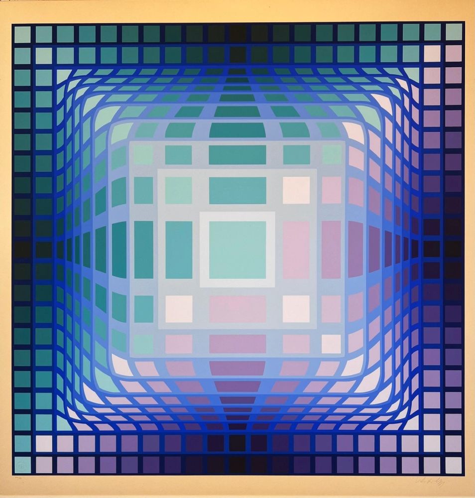 Sérigraphie Vasarely - Koska-Pint 