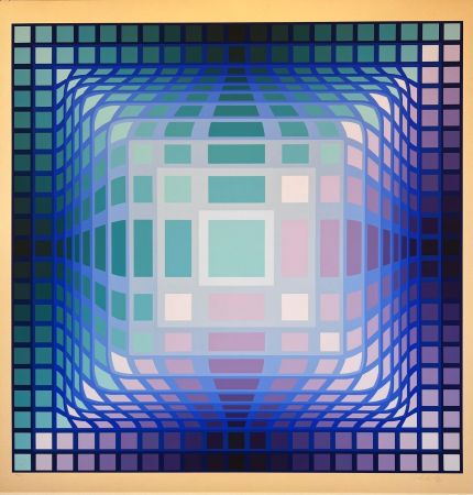 Sérigraphie Vasarely - Koska-Pint 