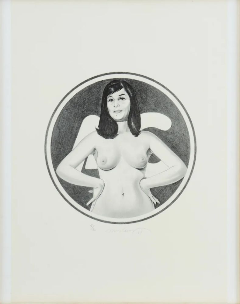 Lithographie Ramos - Kvinna