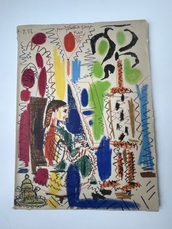 Lithographie Picasso - L' atelier de Cannes 