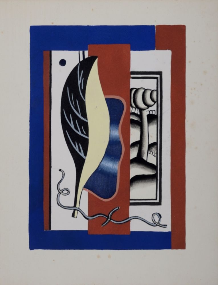 Pochoir Léger (After) - La Feuille jaune