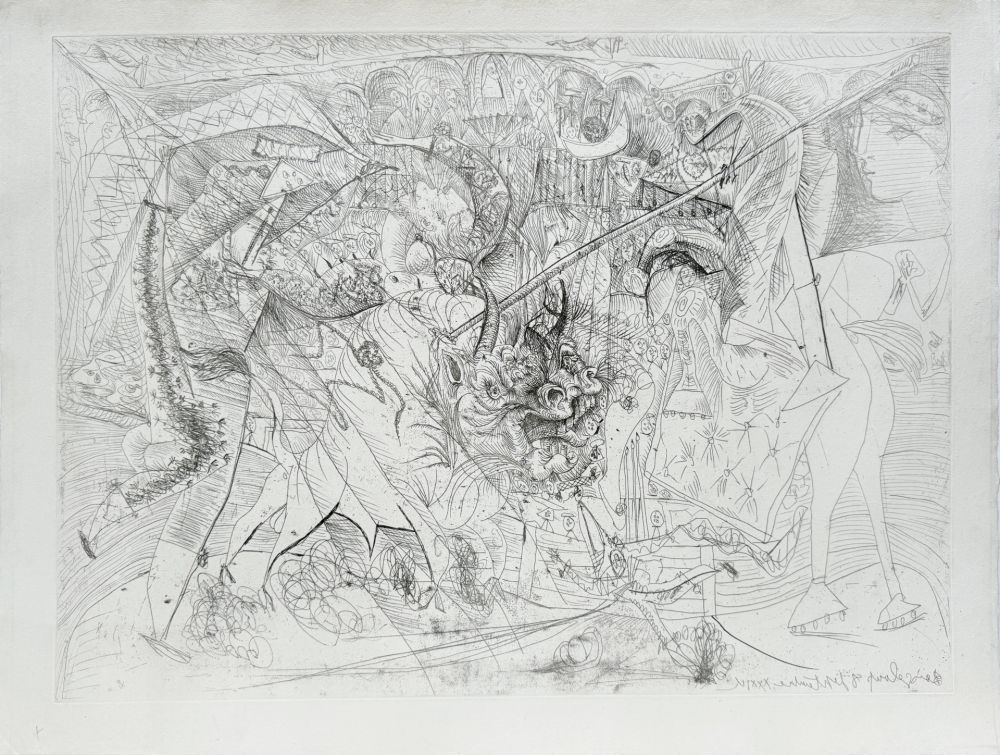 Eau-Forte Picasso - La Grande Corrida