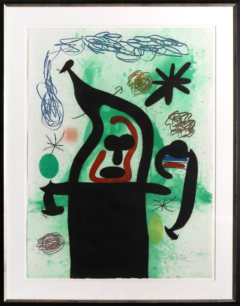 Aquatinte Miró - La Harpie