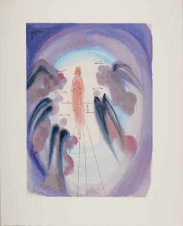 Lithographie Dali - La joie des bienheureux