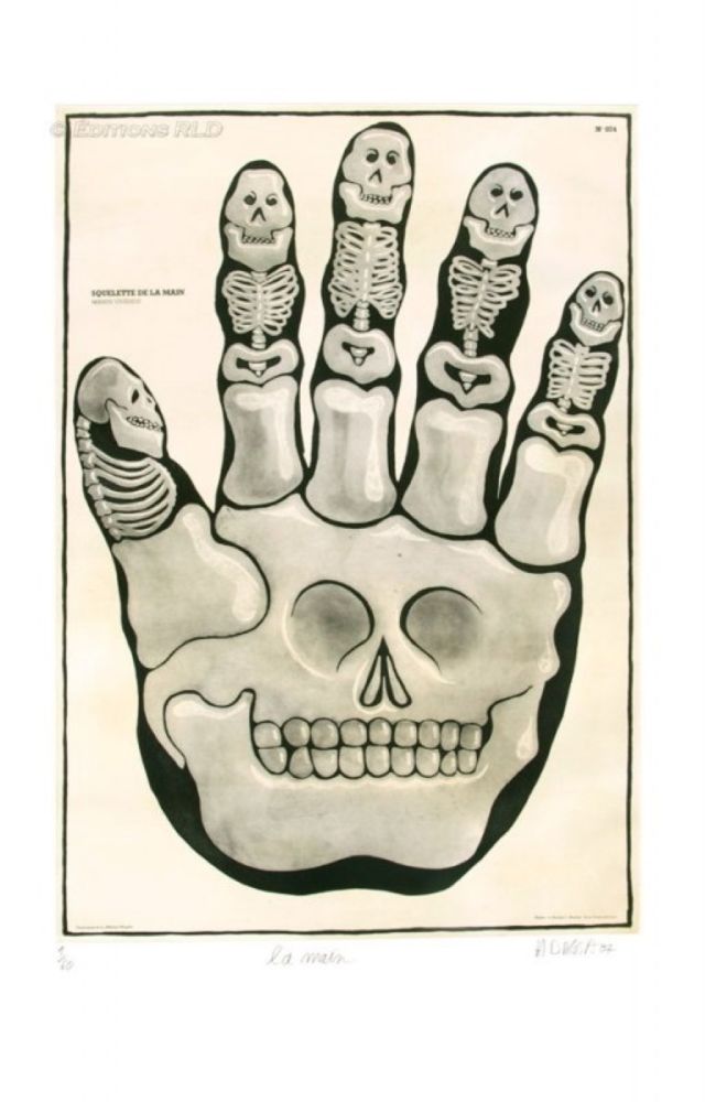 Gravure Di Rosa - La main