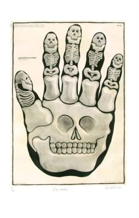 Gravure Di Rosa - La main