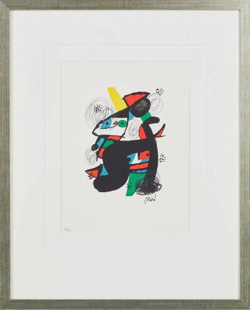 Lithographie Miró - La Mélodie Acide, Planche XI