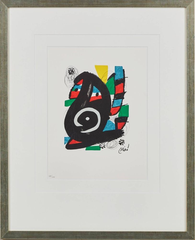 Lithographie Miró - La Mélodie Acide, Planche XIV