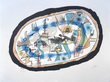 Lithographie Miró - La Naissance du Jour 