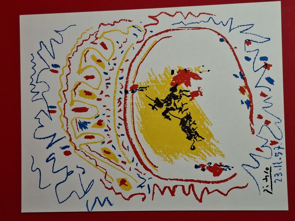 Lithographie Picasso - La Petite Corrida 1957
