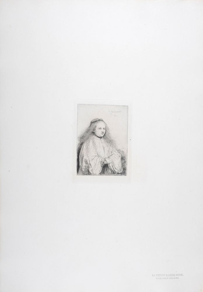 Héliogravure Rembrandt - La petite mariée juive