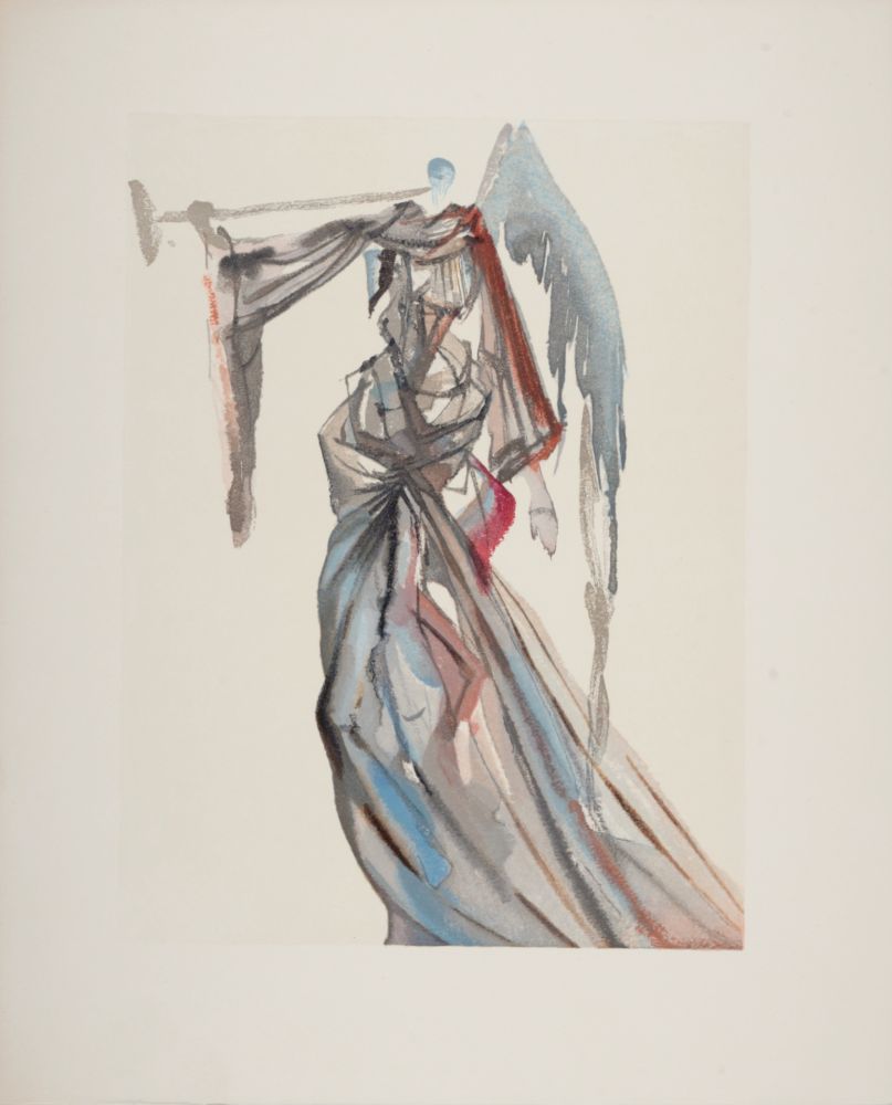 Gravure Sur Bois Dali - L'Ange du Soleil, 1963