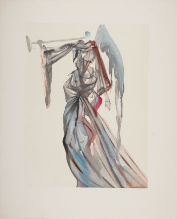 Gravure Sur Bois Dali - L'Ange du Soleil, 1963