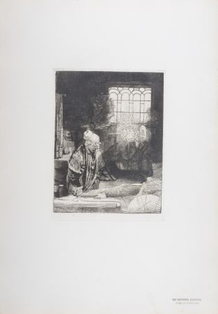 Héliogravure Rembrandt - Le Docteur Faustus