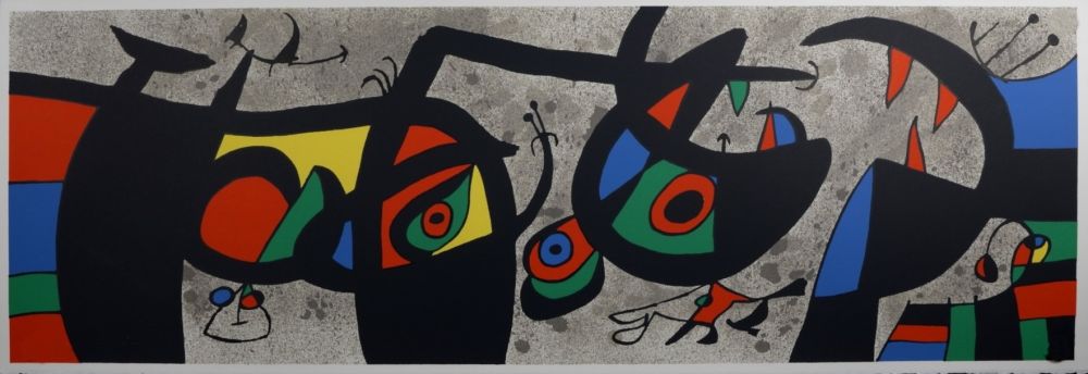 Lithographie Miró - Le Lézard aux plumes d'or #4, 1971