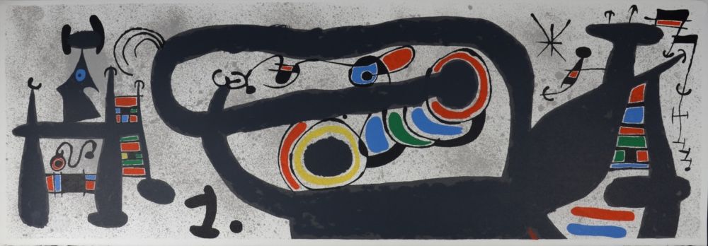 Lithographie Miró - Le Lézard aux plumes d'or #5, 1971