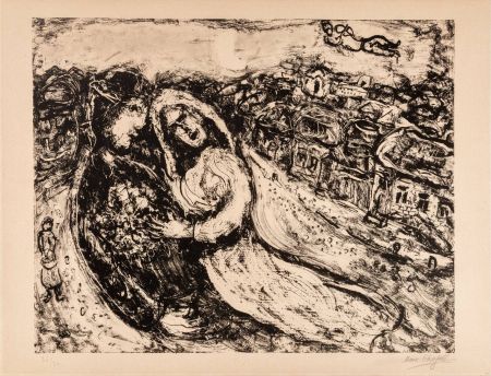 Lithographie Chagall - Le Mariage (The Marriage)