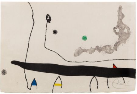 Eau-Forte Et Aquatinte Miró - Le Marteau sans maître: one plate