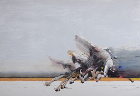 Sérigraphie Shahabuddin - Le Saut