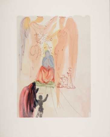 Lithographie Dali - Le triomphe du Christ