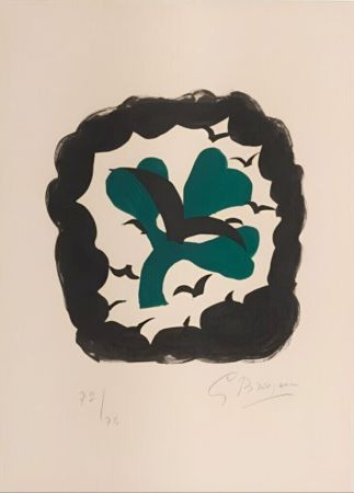 Lithographie Braque - Le Trèfle, from Lettera Amorosa