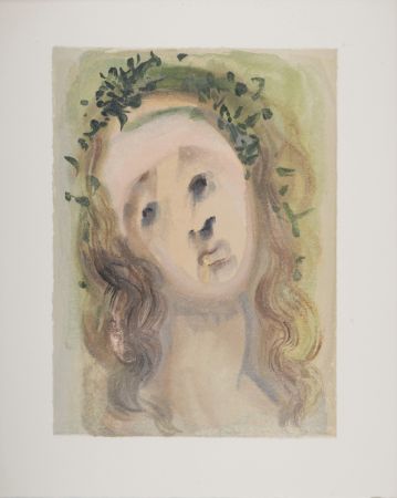 Lithographie Dali - Le Visage du Vigile