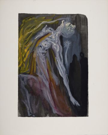 Lithographie Dali - Les Erinyes