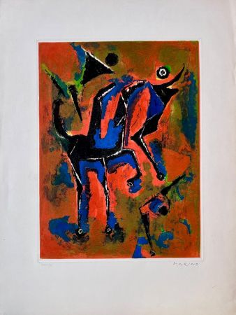 Eau-Forte Et Aquatinte Marini - Les jongleurs 