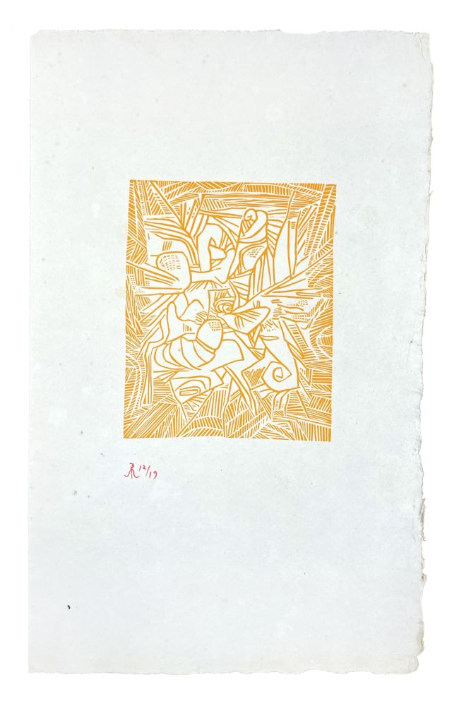 Gravure Sur Bois Müller - LES MORILLES (ESQUISSE XVIII)