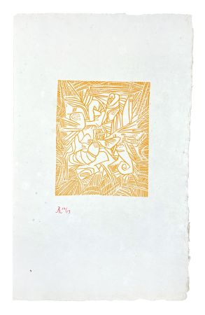 Gravure Sur Bois Müller - LES MORILLES (ESQUISSE XVIII)