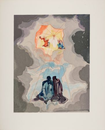 Gravure Sur Bois Dali - L'Extase de Dante, 1963