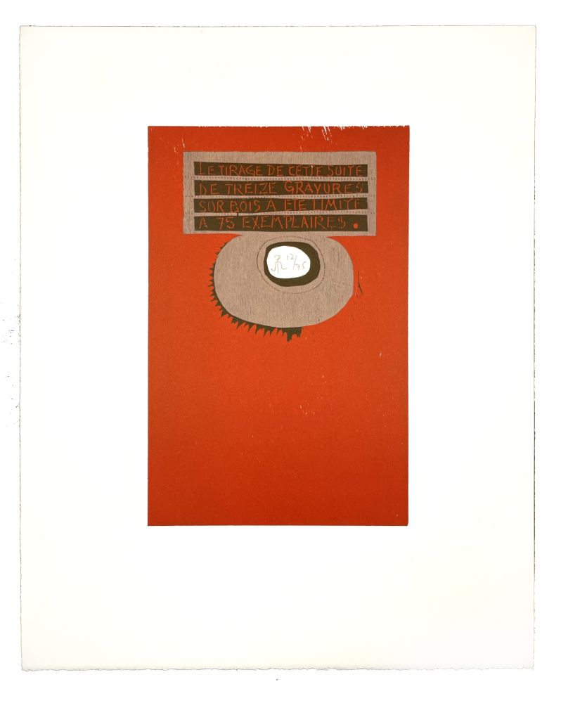 Gravure Sur Bois Müller - LIGNES MALIGNES - COLOPHON