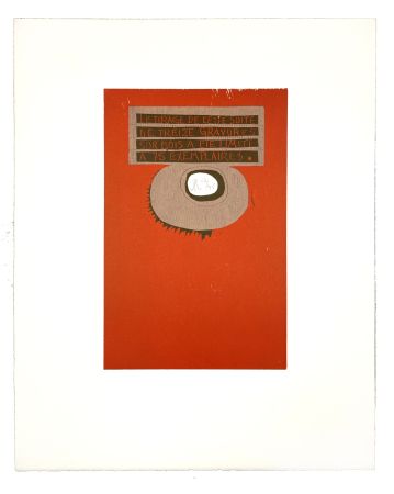 Gravure Sur Bois Müller - LIGNES MALIGNES - COLOPHON