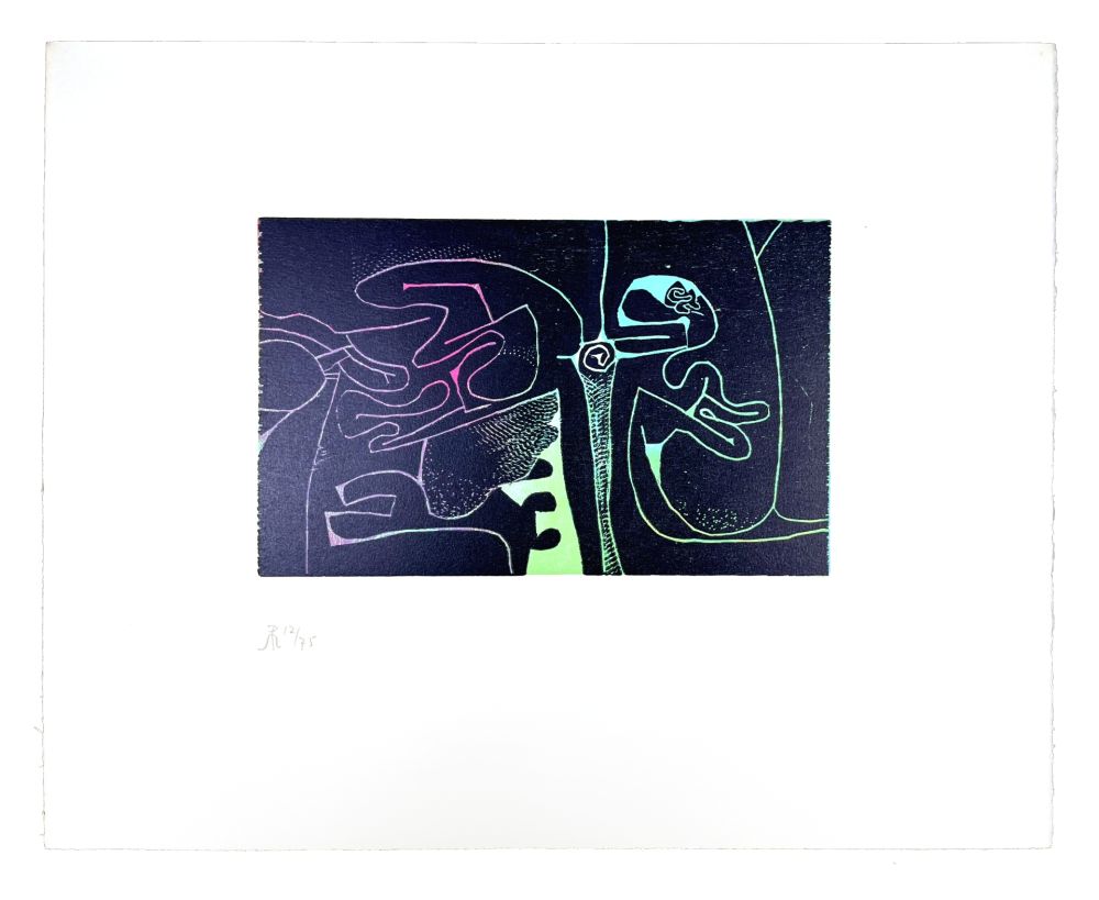 Gravure Sur Bois Müller - LIGNES MALIGNES - SERPENTS