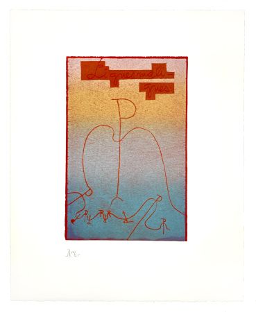 Gravure Sur Bois Müller - LIGNES MALIGNES - TITRE