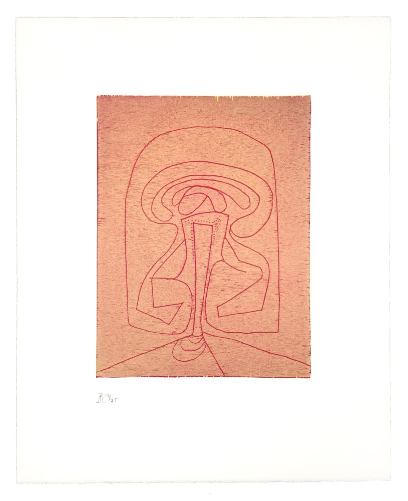 Gravure Sur Bois Müller - LIGNES MALIGNES - ÉCUSSON