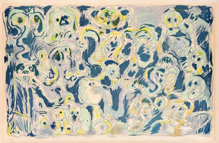 Lithographie Alechinsky - L’inconditionnement humain