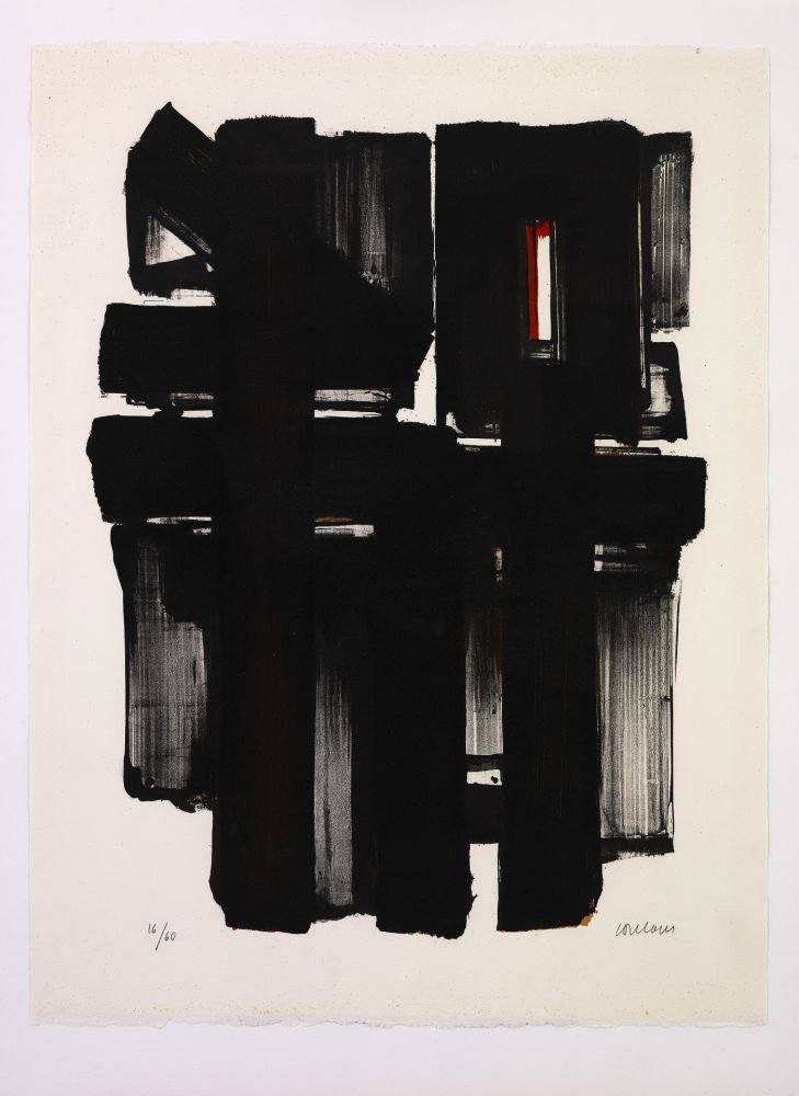 Lithographie Soulages - Lithographie II