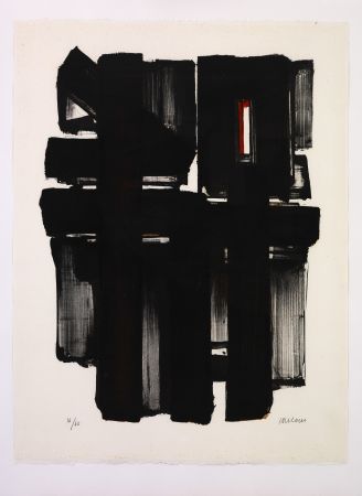 Lithographie Soulages - Lithographie II
