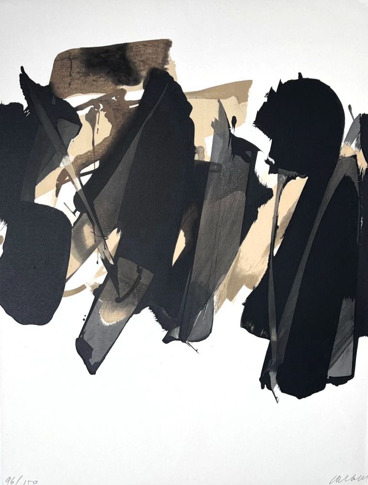 Lithographie Soulages - Lithographie n°14 