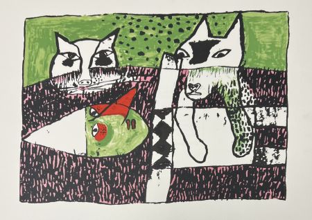 Lithographie Corneille - Lithographie Pinocchio, 2001