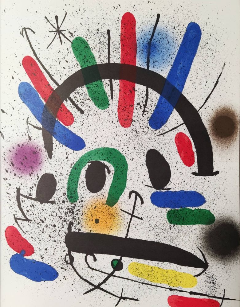 Lithographie Miró - Litografía original II