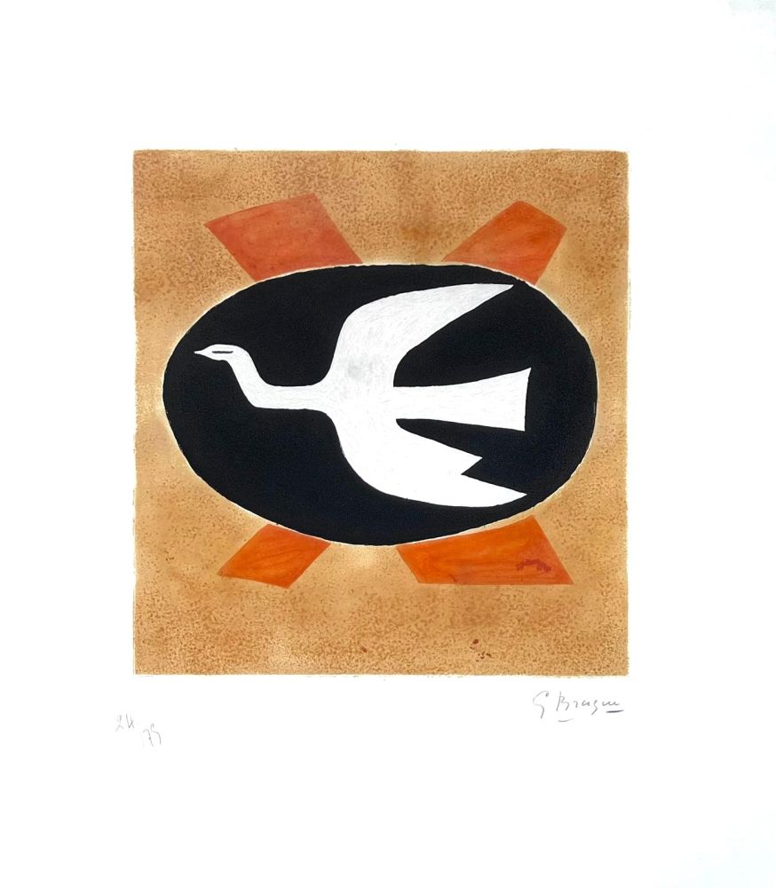 Eau-Forte Braque - L'oiseau de feu (Oiseau XIII) 