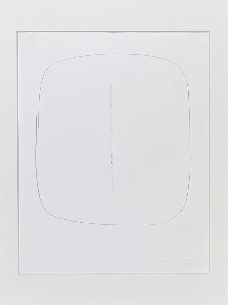 Lithographie Fontana - Lucio Fontana (1899–1968) – Concetto Spaziale – Lithograph with hand-cut central slash incision -1961